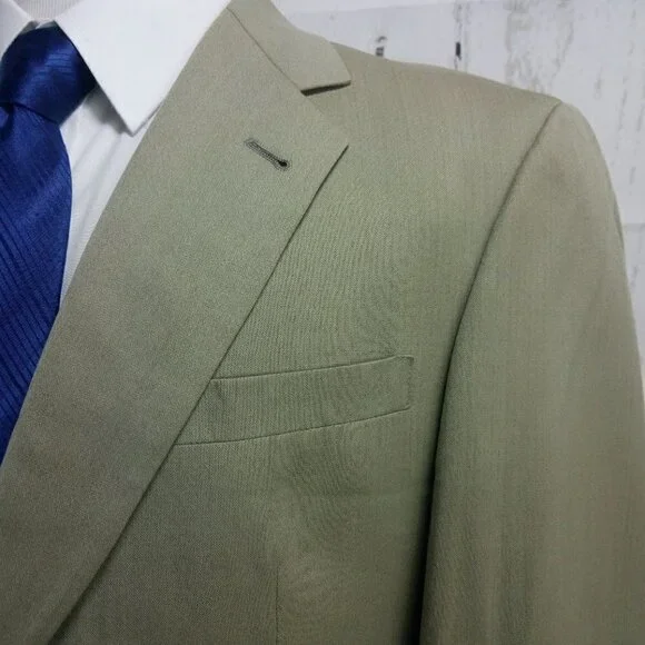Austin Reed Dillard's 42L Light Tan Suit Blazer Sp - Picture 3 of 12